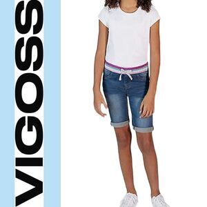 VIGOSS‎ Girls The Thompson  Bermuda Denim Shorts - Size 12